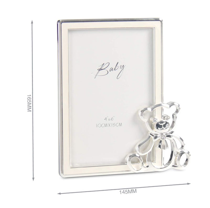 LASODY Teddy Bear Enamel Picture Frame-Baby Birthday Gifts/New Born Baby Gifts - Image 2